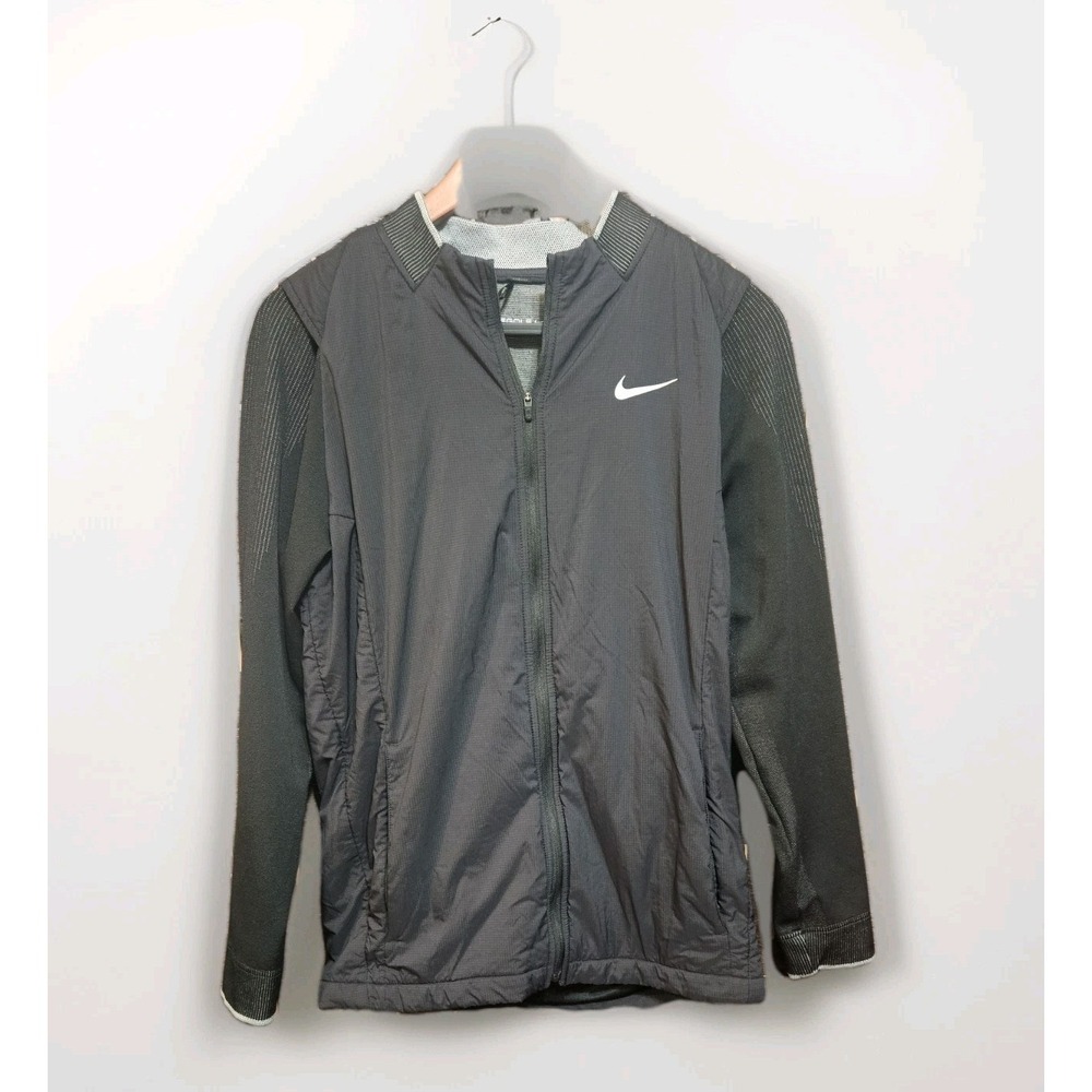 Nike Golf Shield Hyperadapt Full Zip Jacket Mens Black Size Small